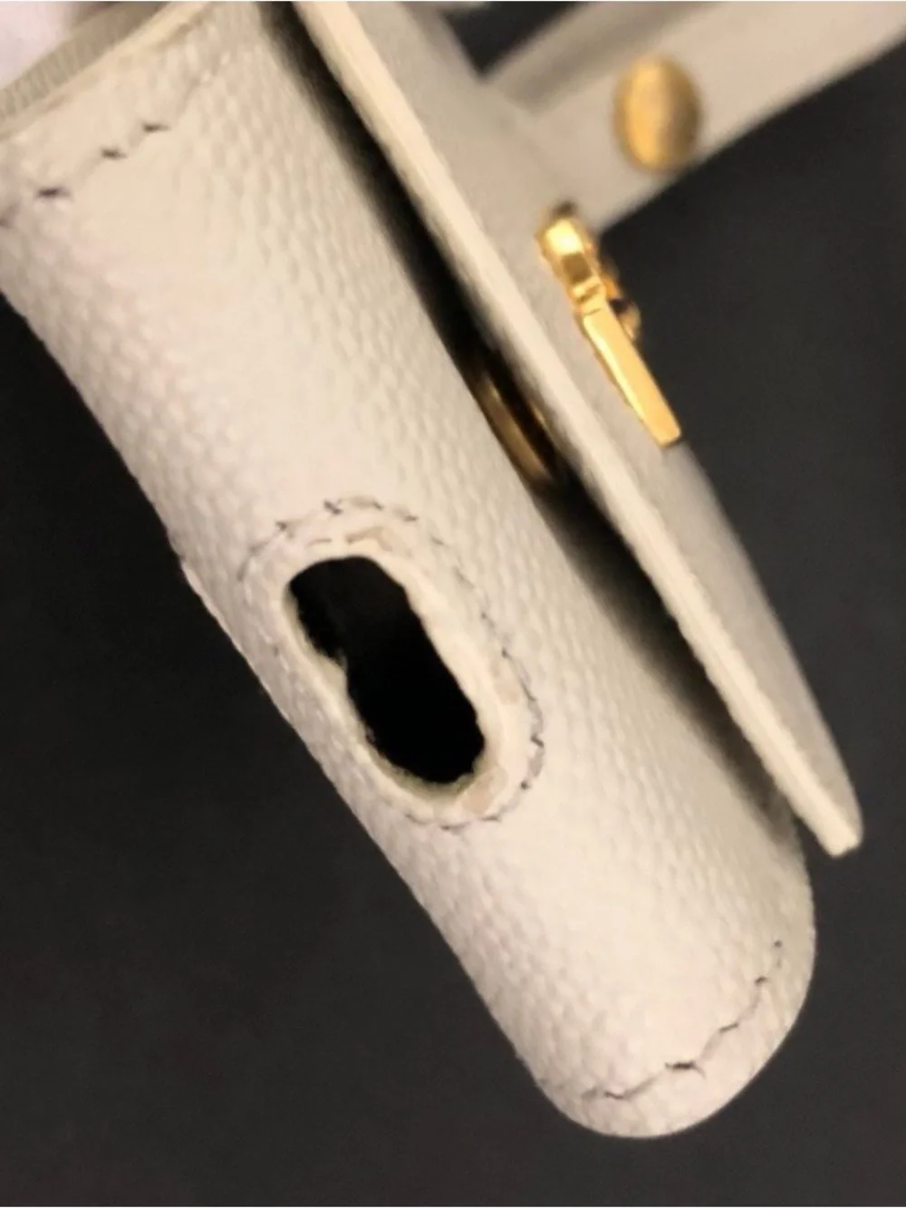 💛🤍💛YSL  AirPod Leather Case💛🤍💛